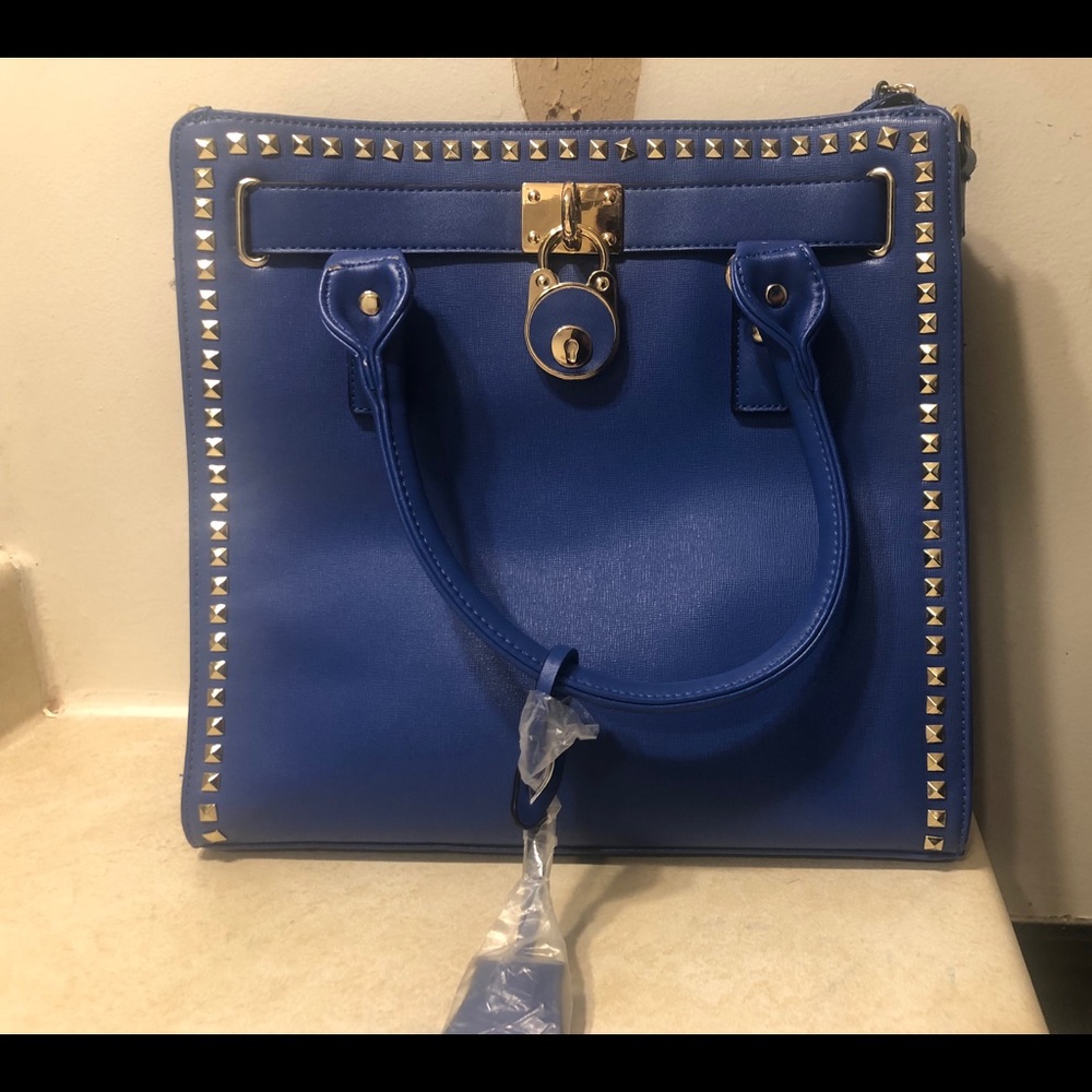 RUBY BLUE COUTURE PURSE